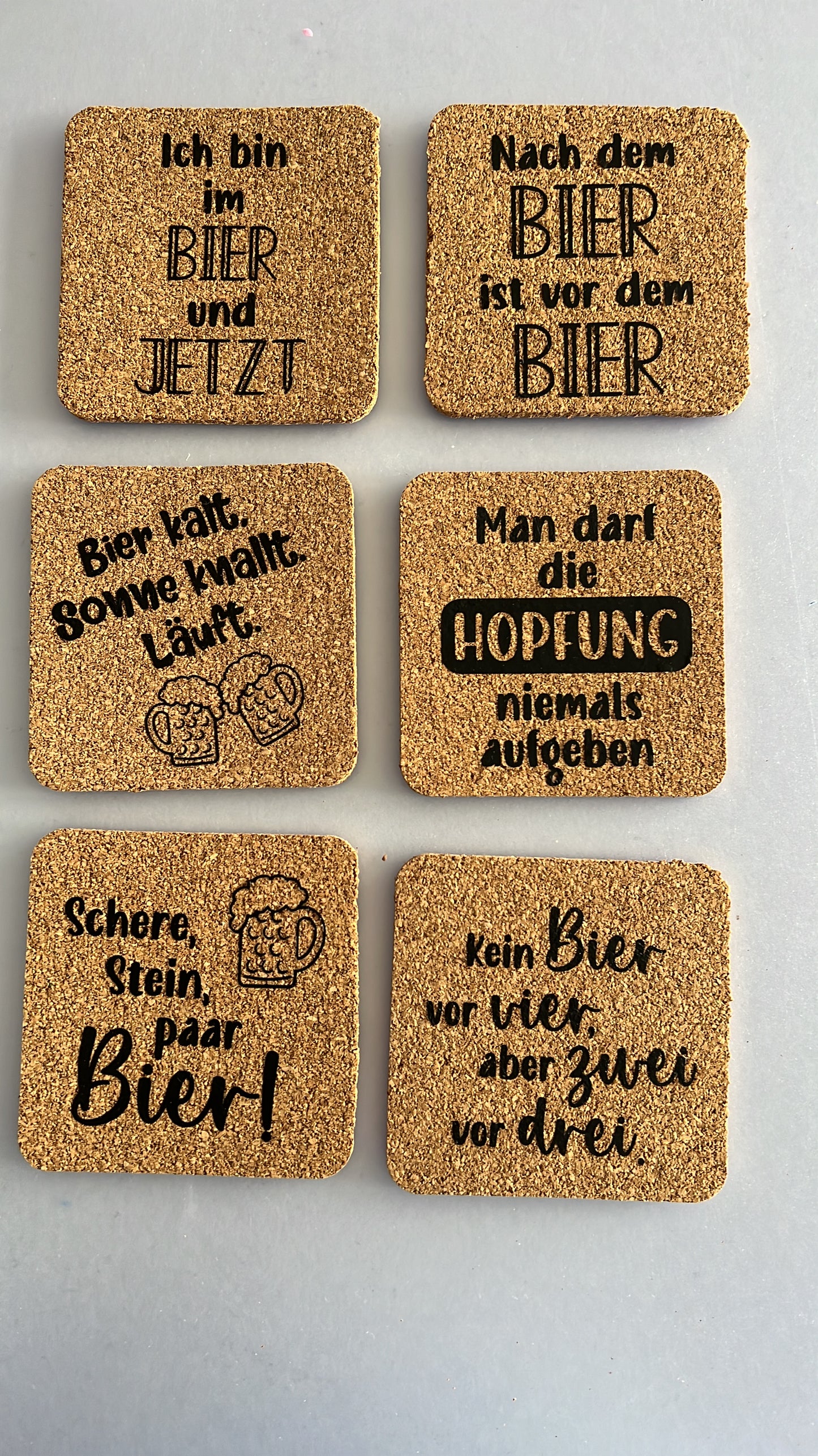 Filz Untersetzer - personalisierbar