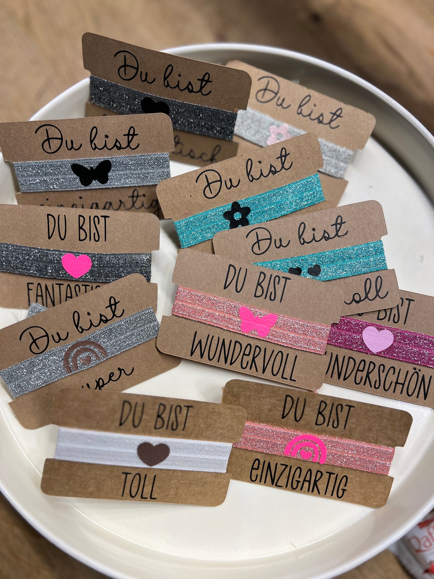 Armband / Haargummi "Du bist...."