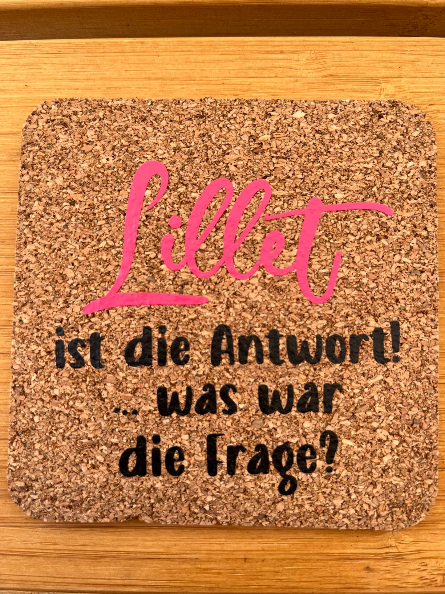 Kork Untersetzer