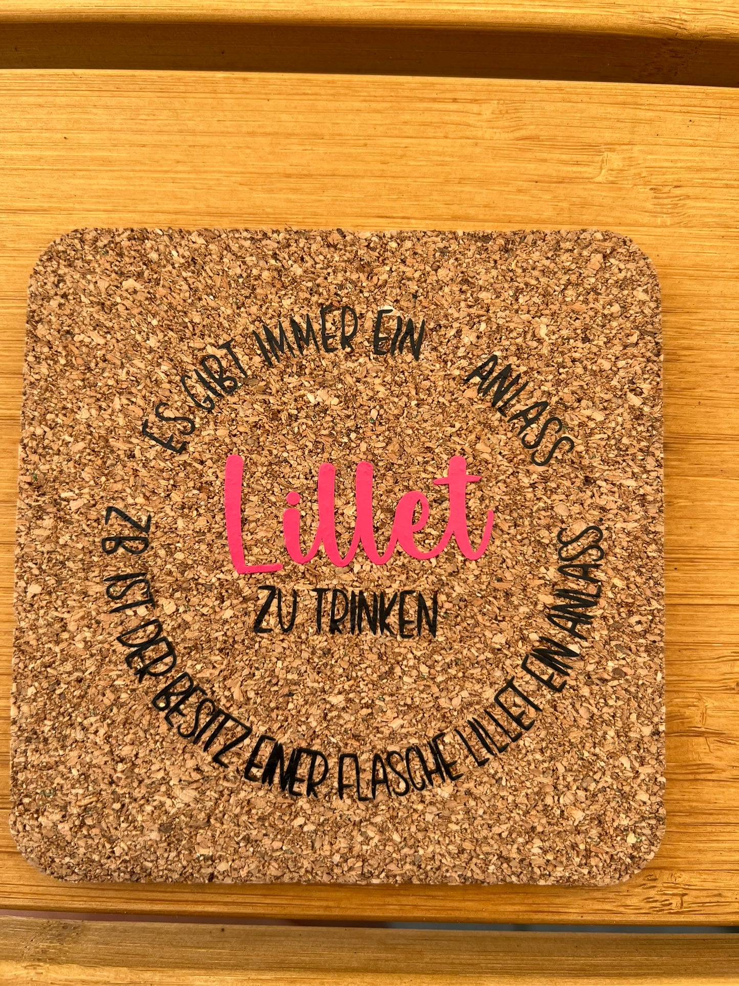 Kork Untersetzer