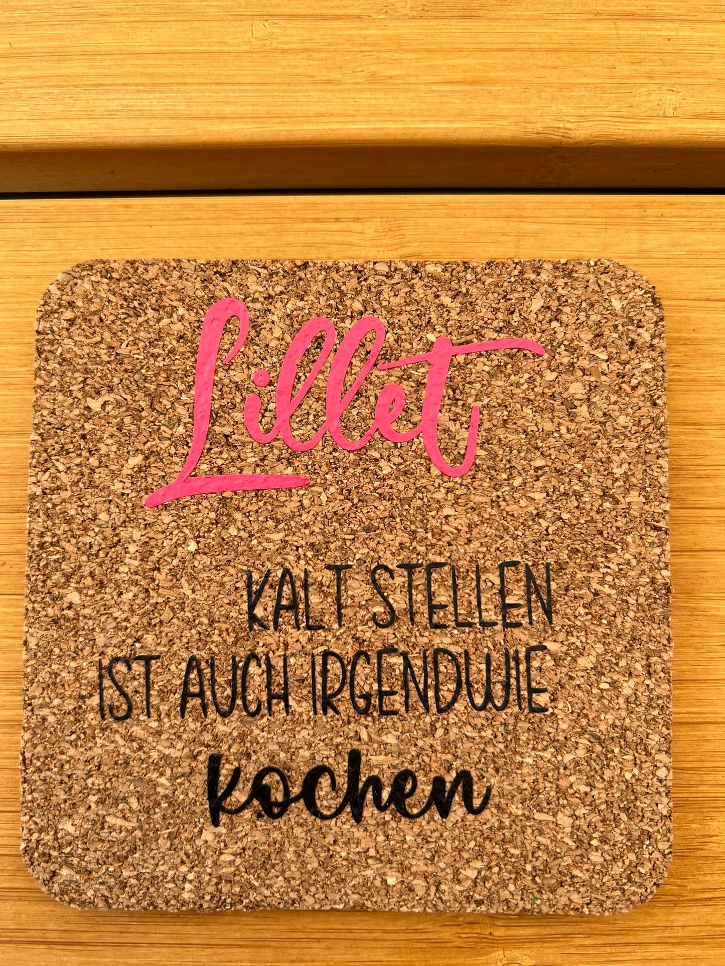 Kork Untersetzer