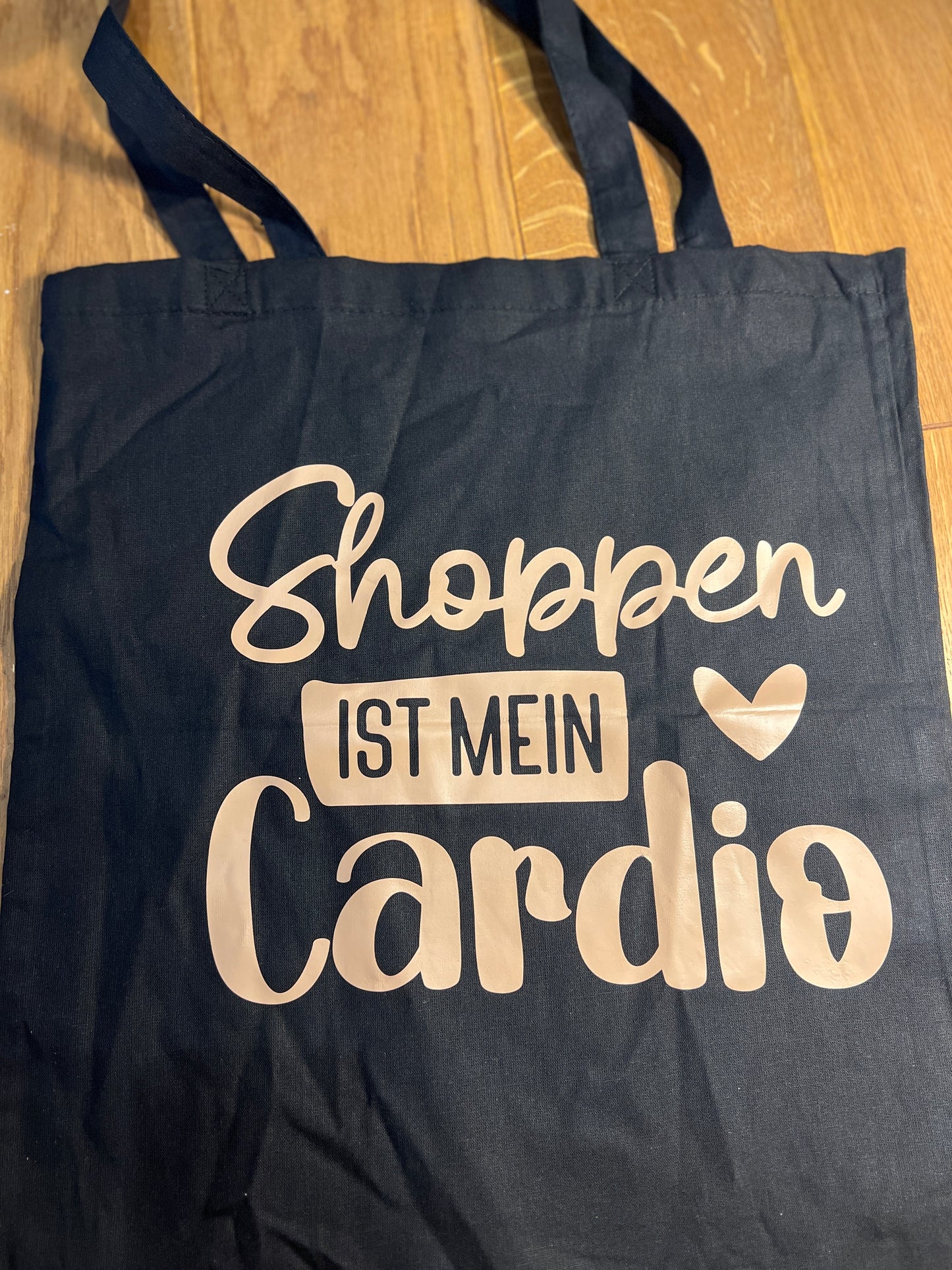 Baumwolltasche mit langen Henkel