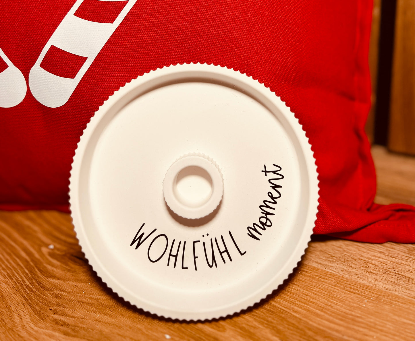 Kerzenteller groß " Wohlfühlmoment"