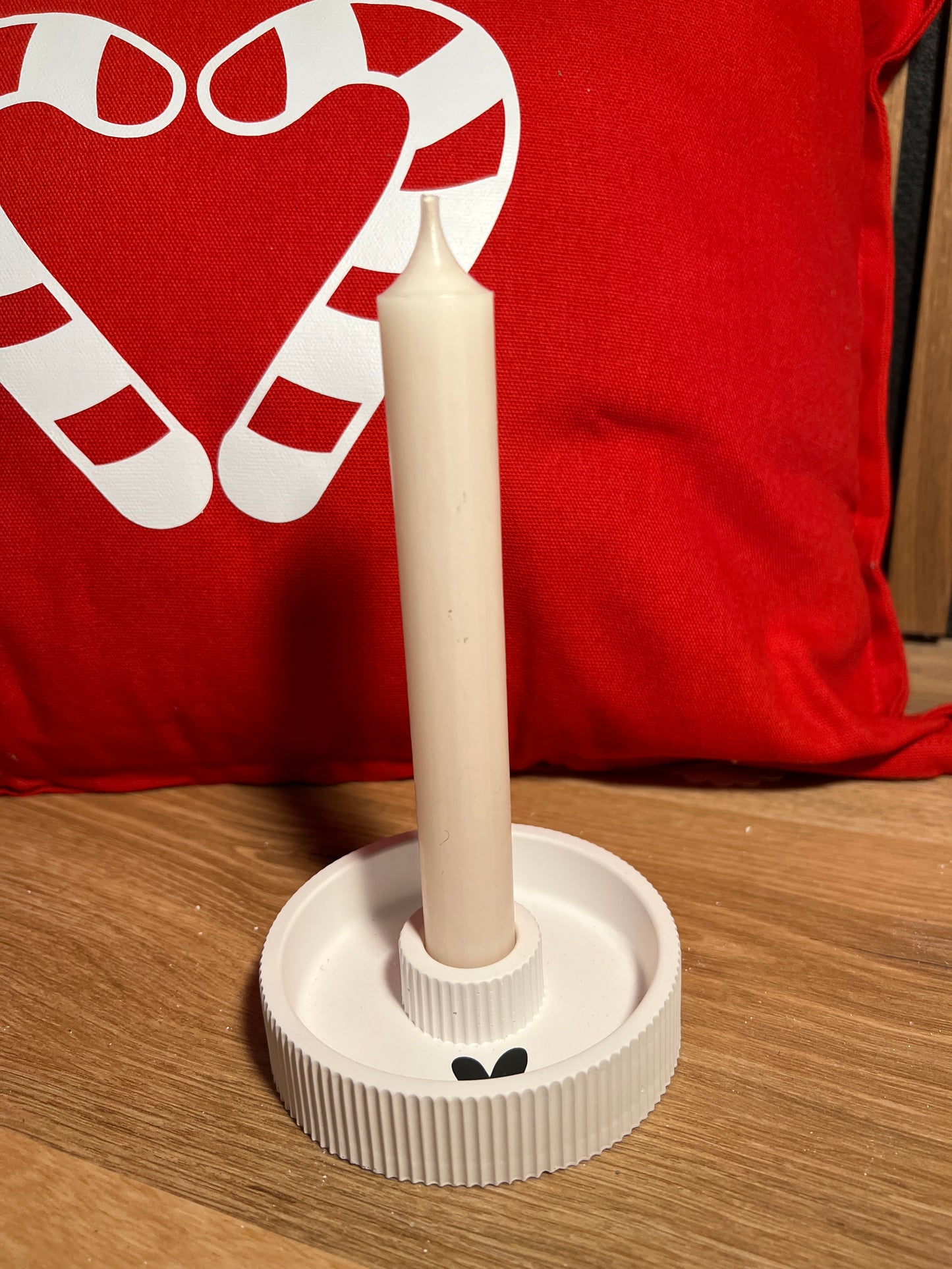 Kerzenteller klein "Herz"