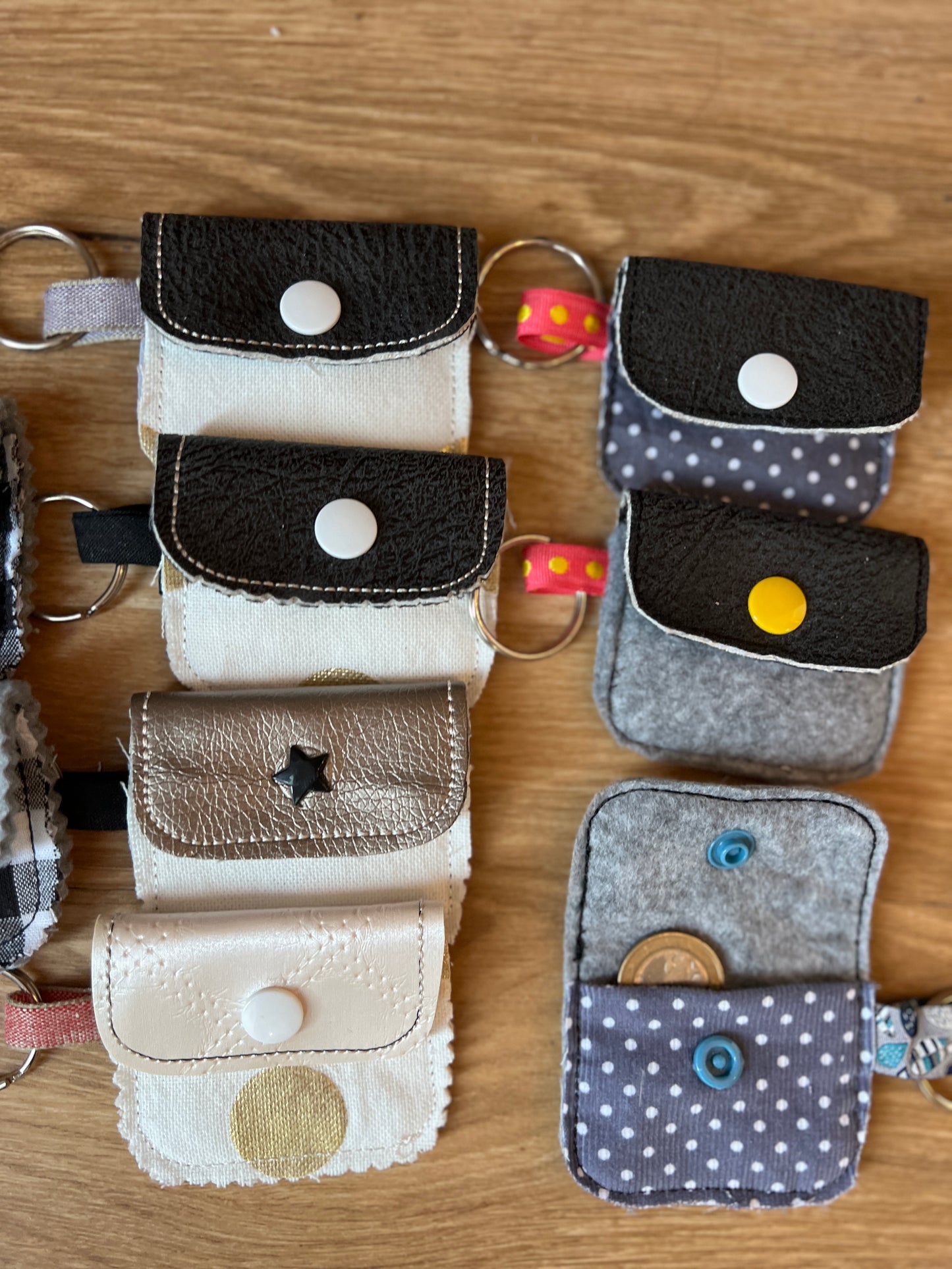 Schlüsselanhänger - Minigeldtasche