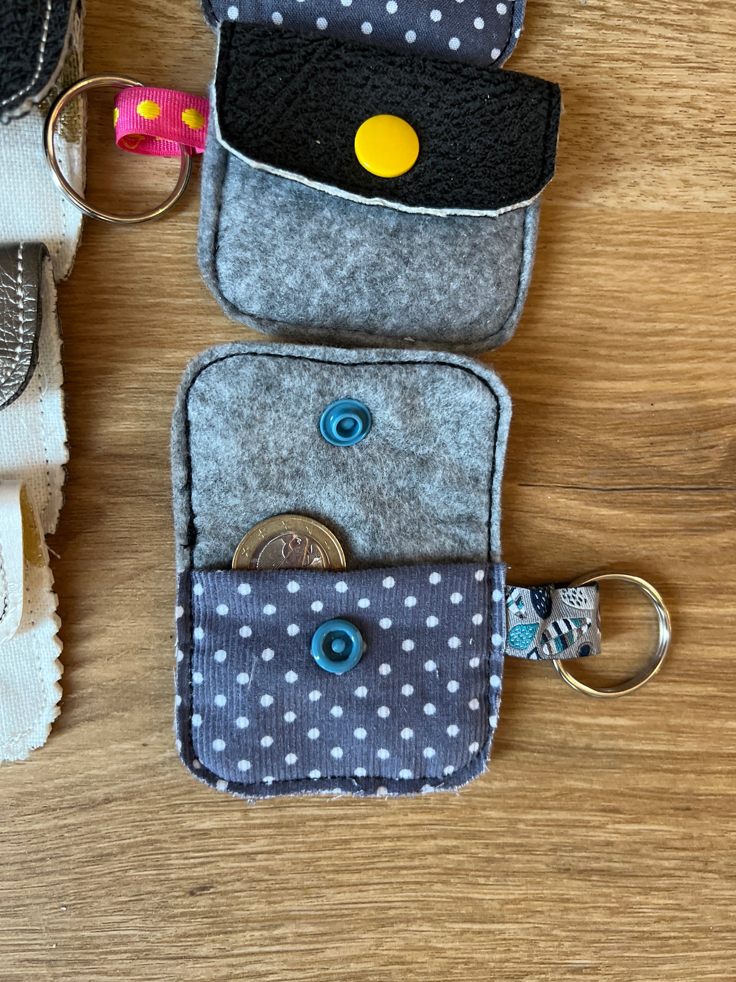 Schlüsselanhänger - Minigeldtasche