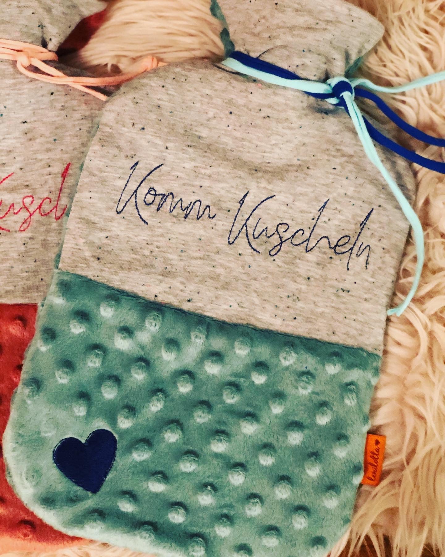 Wärmeflasche "komm kuscheln"