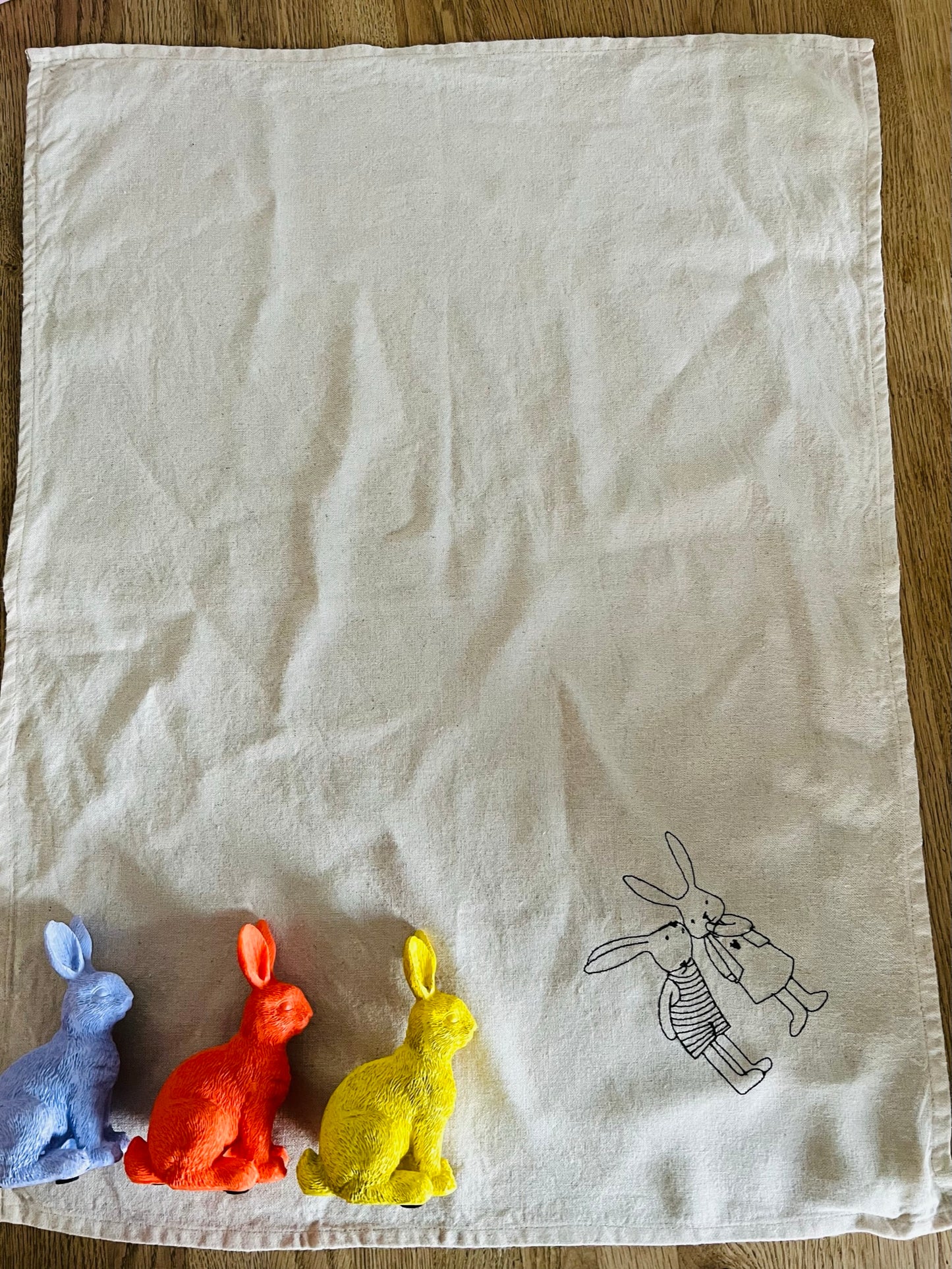 Küchentuch Leinen-Baumwoll "Hase"