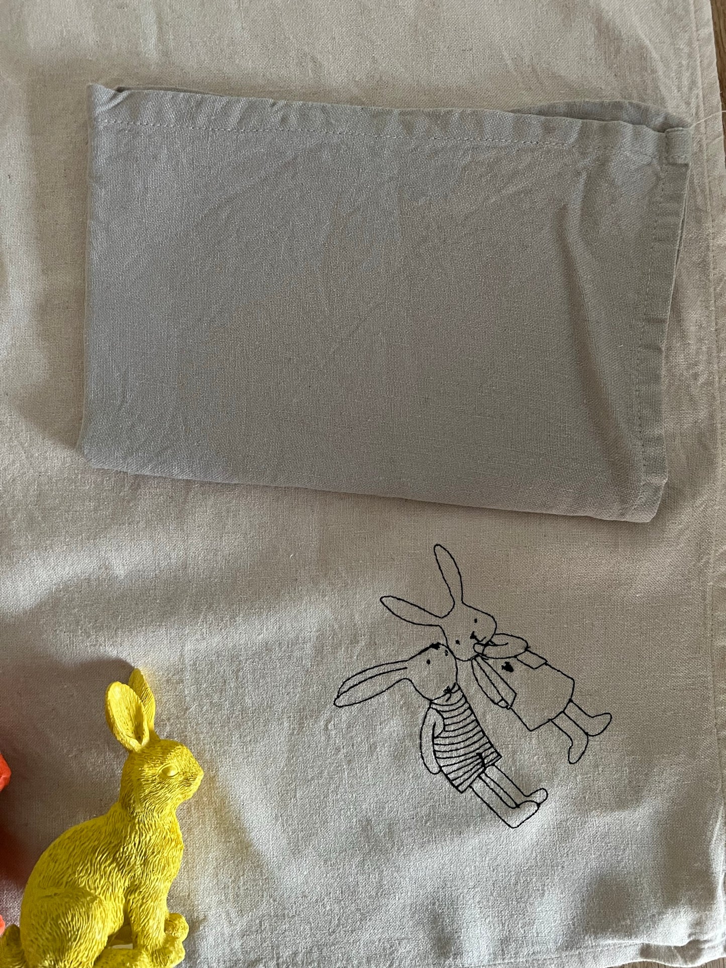 Küchentuch Leinen-Baumwoll "Hase"