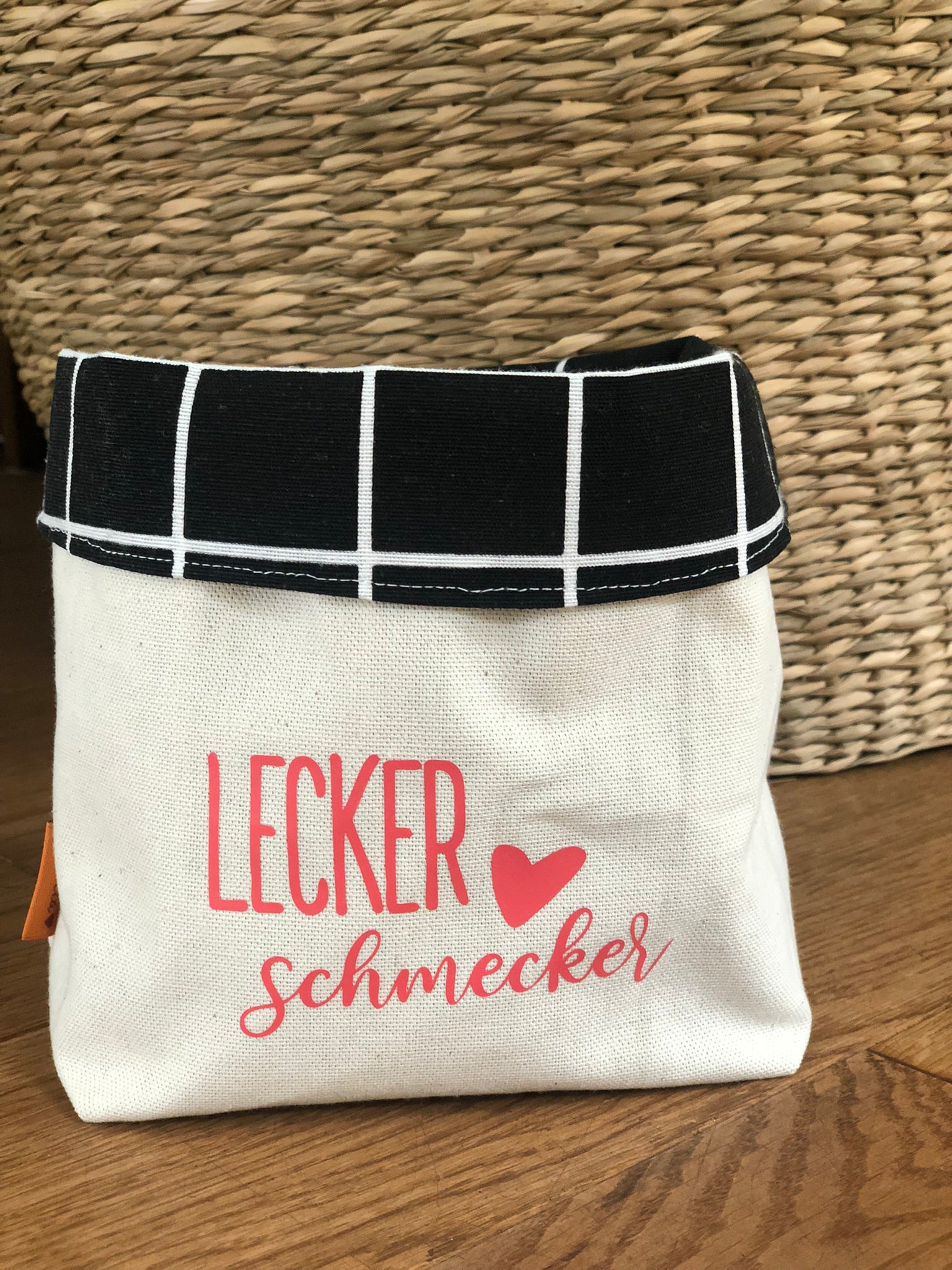 Brotkorb " lecker Schmecker" S – lenilotta Brotkorb " lecker Schmecker" S – lenilotta