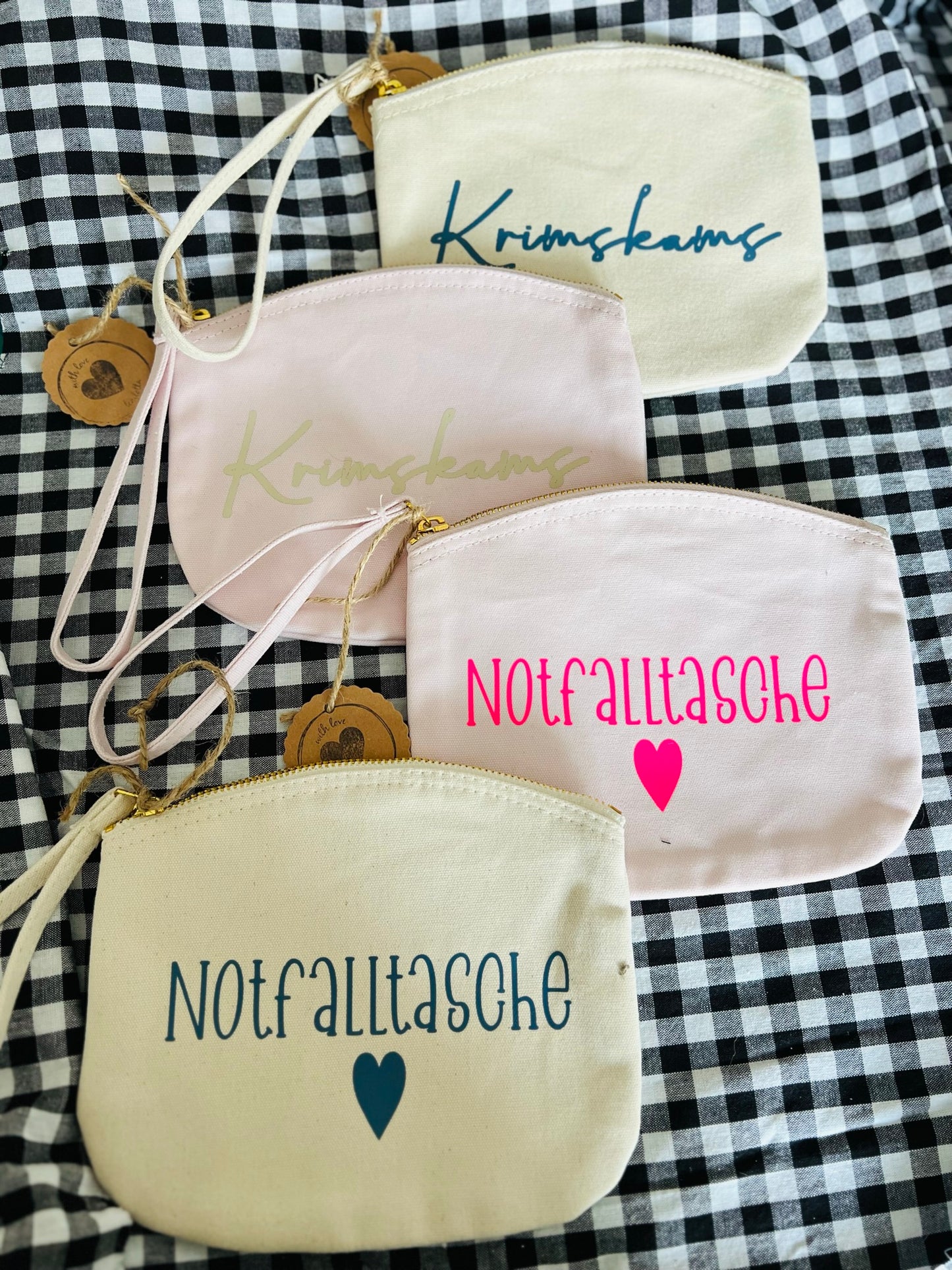 Täschchen in verschiedenem Designs