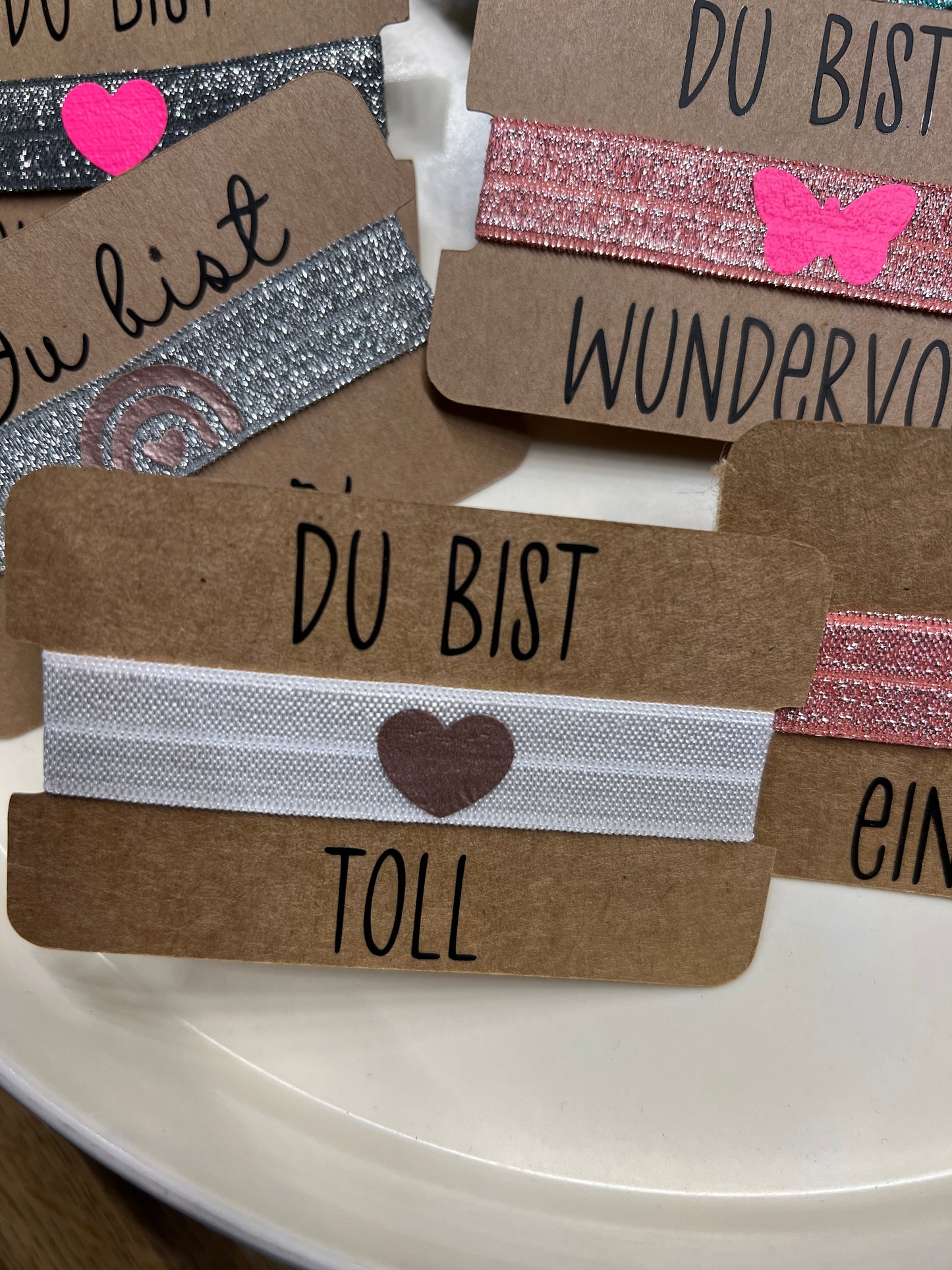 Armband / Haargummi "Du bist...."
