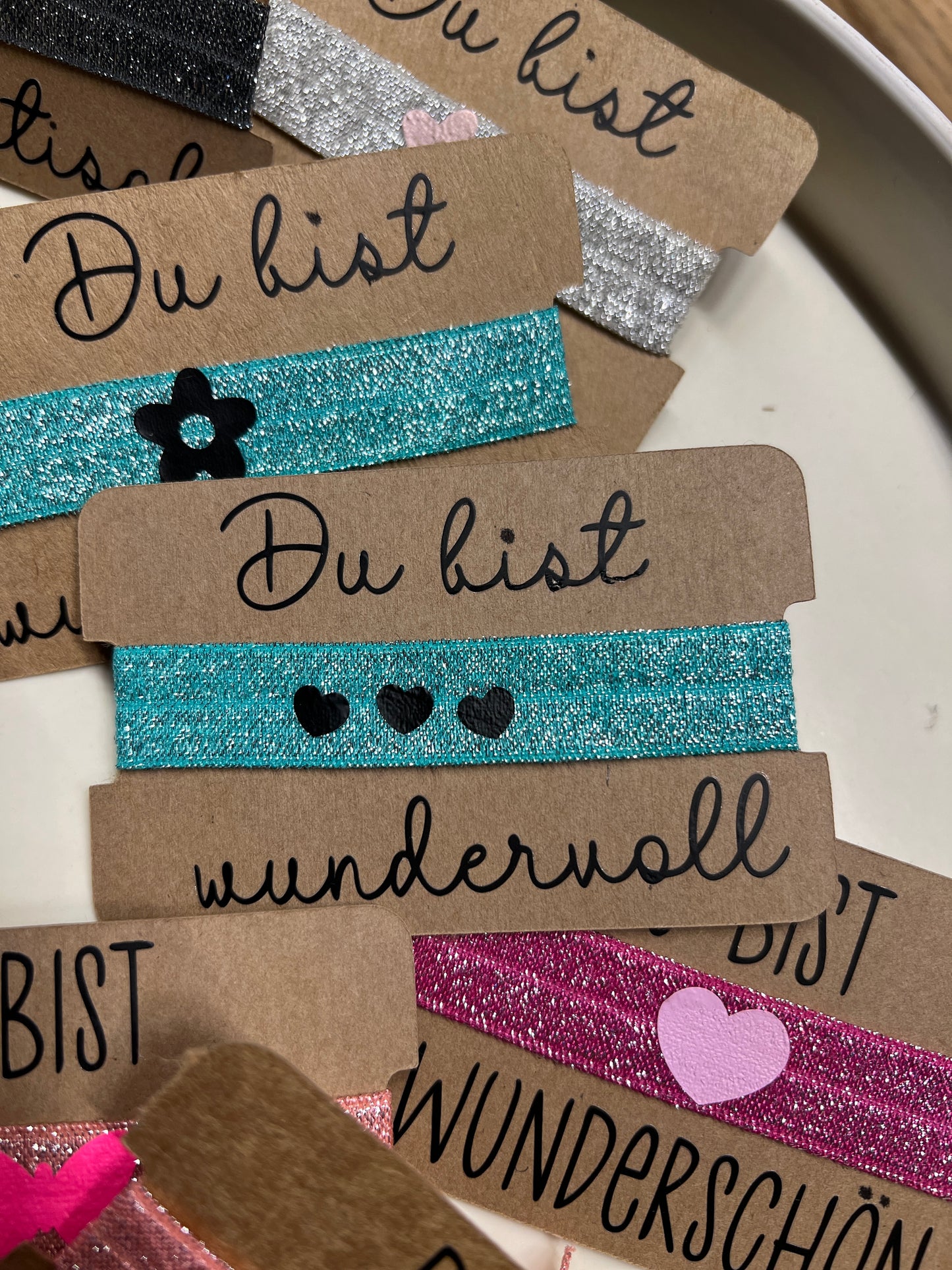 Armband / Haargummi "Du bist...."