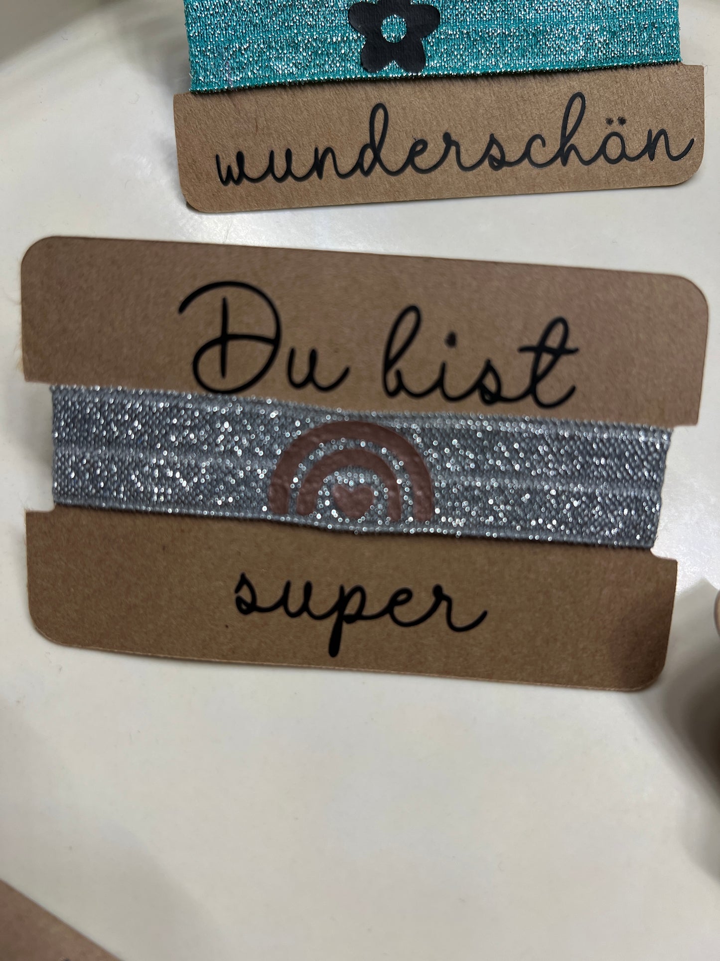 Armband / Haargummi "Du bist...."