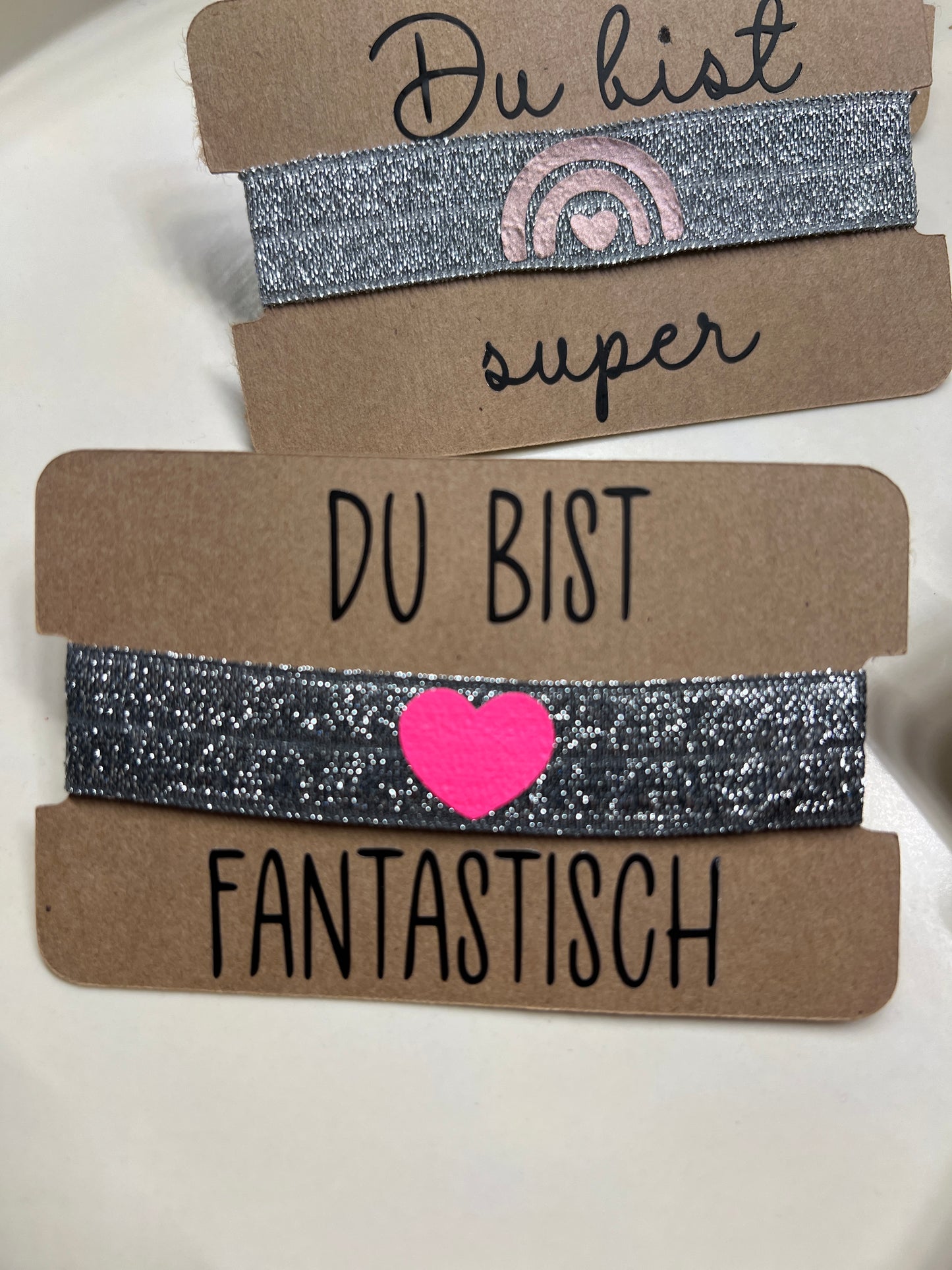 Armband / Haargummi "Du bist...."