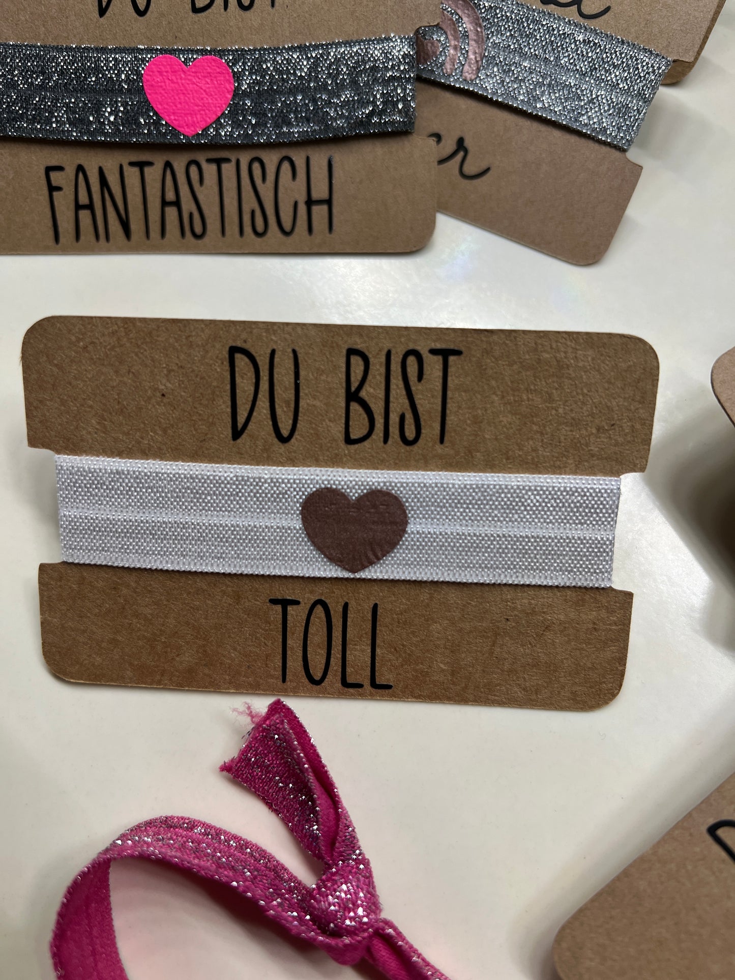 Armband / Haargummi "Du bist...."
