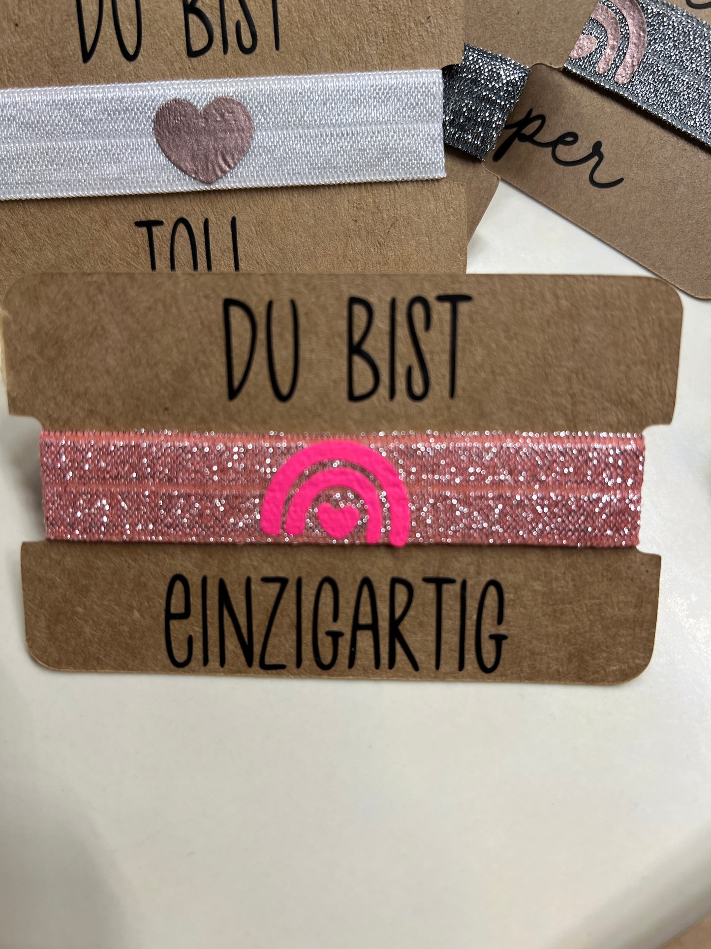 Armband / Haargummi "Du bist...."