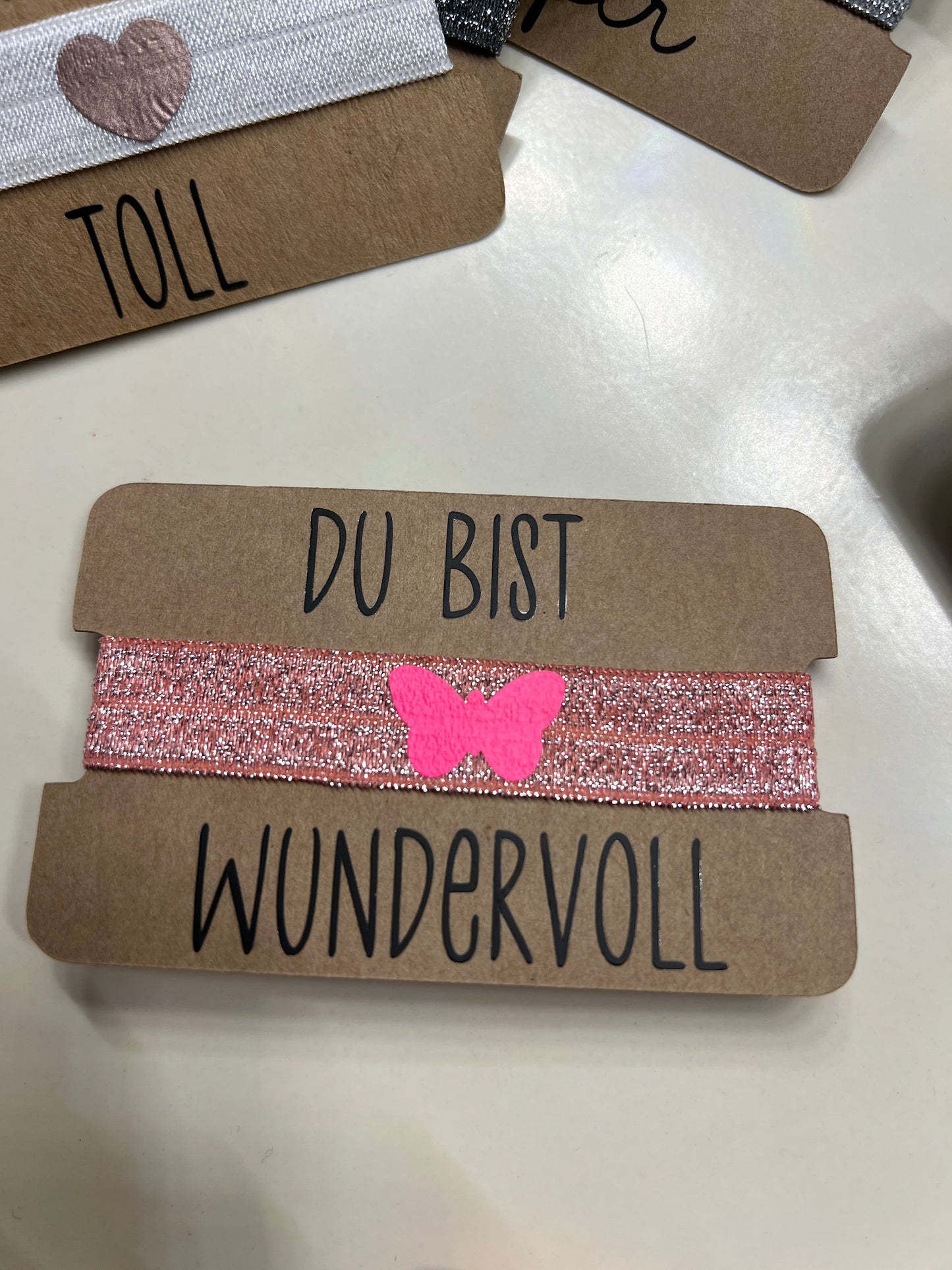 Armband / Haargummi "Du bist...."