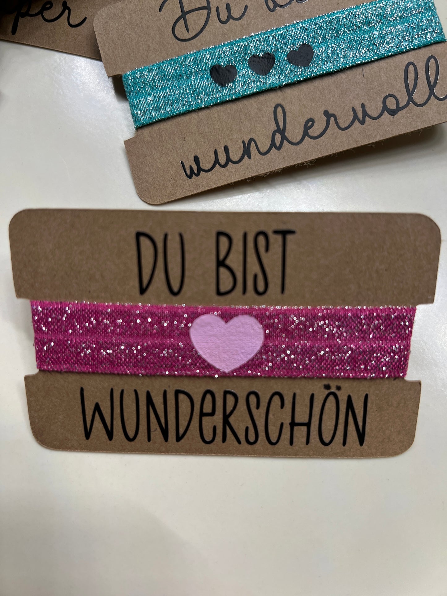 Armband / Haargummi "Du bist...."
