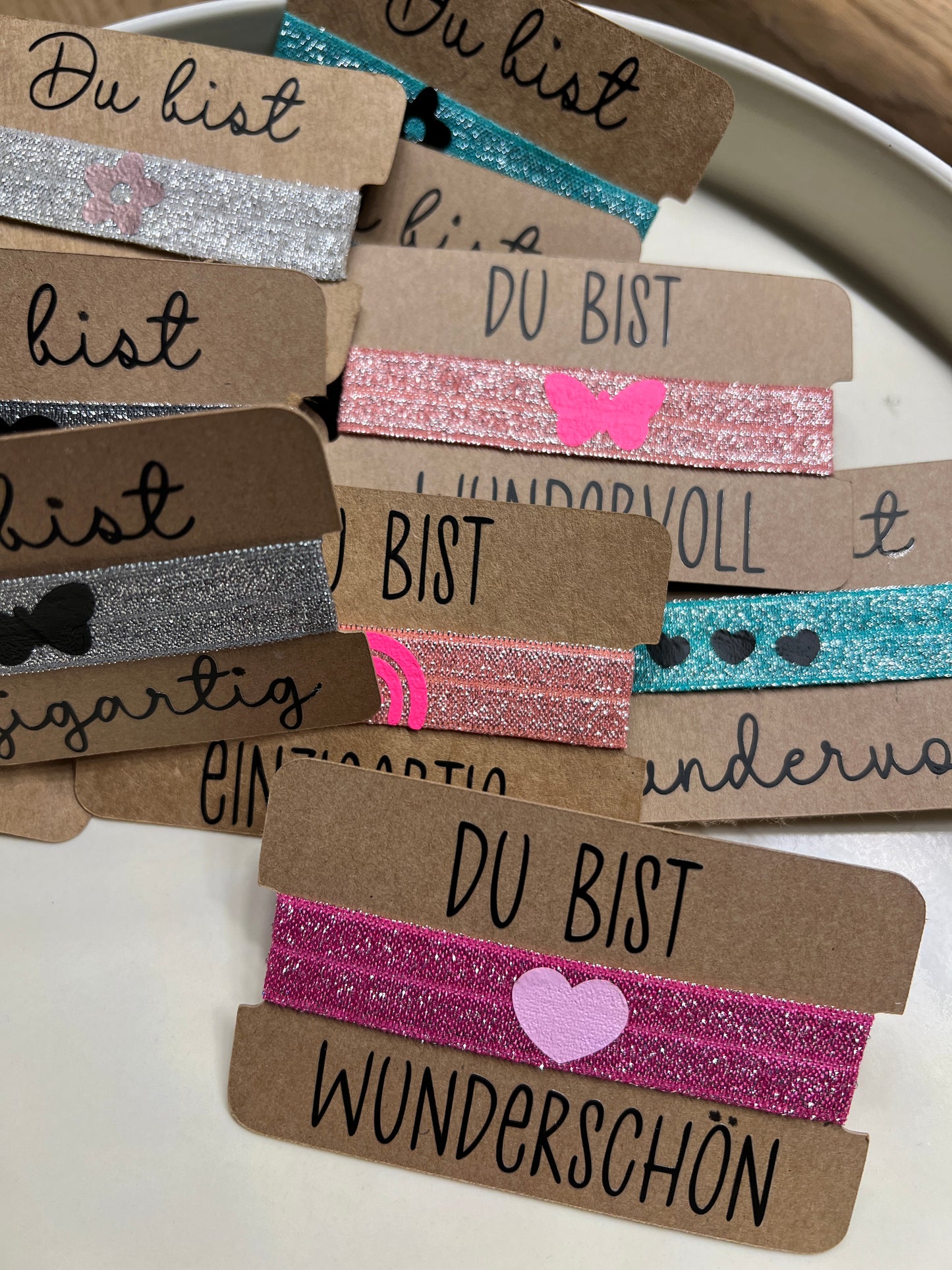 Armband / Haargummi "Du bist...."