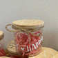 Vorratsglas mit Holzdeckel - div. Designs