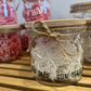 Vorratsglas mit Holzdeckel - div. Designs