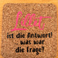 Kork Untersetzer