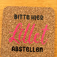 Kork Untersetzer