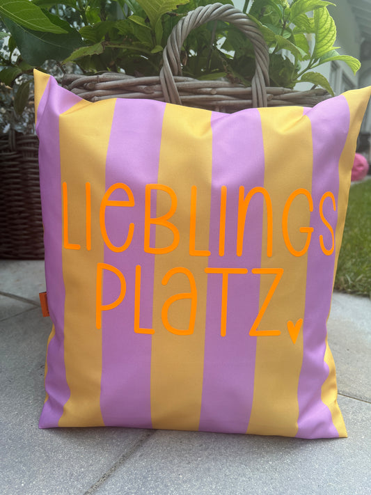 Outdoor Kissen " Lieblingsplatz"