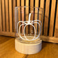 Windlicht mit Holzfuss diverse Designs