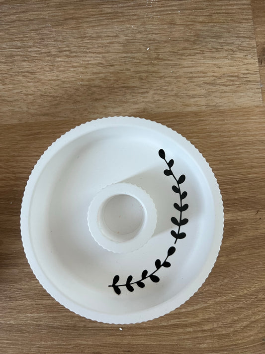 Kerzenteller klein "Ranke"