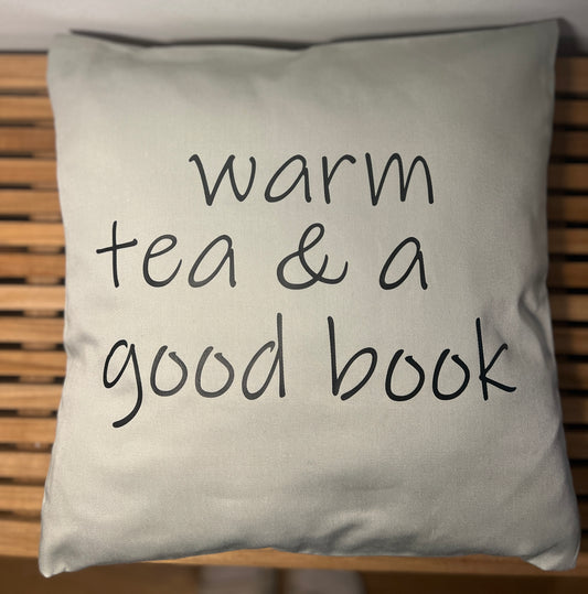 Kissen " good book"