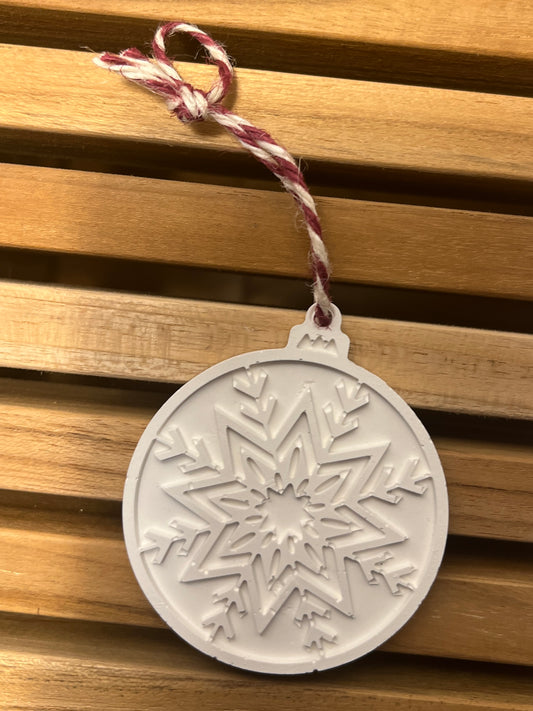 Weihnachtlicher Anhänger rund