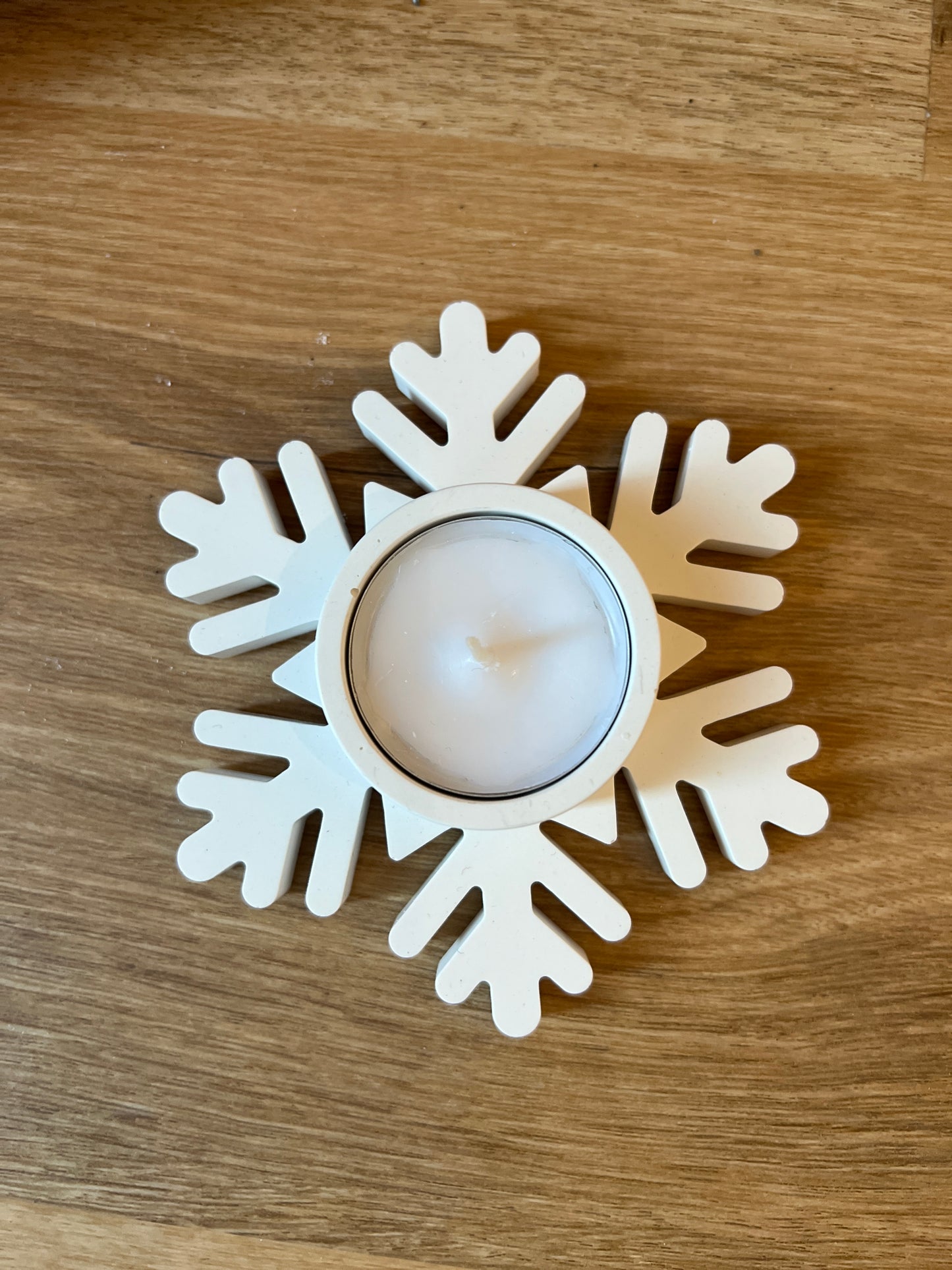 Teelichthalter "Schneeflocke"