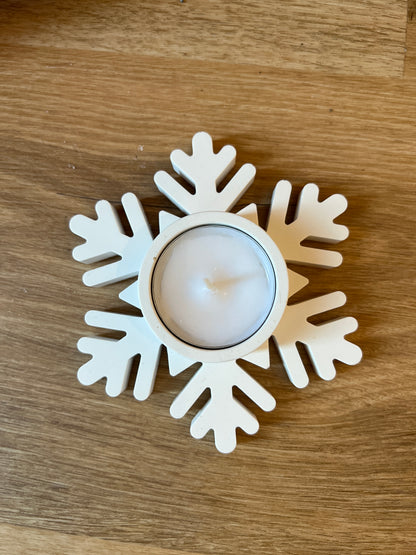 Teelichthalter "Schneeflocke"