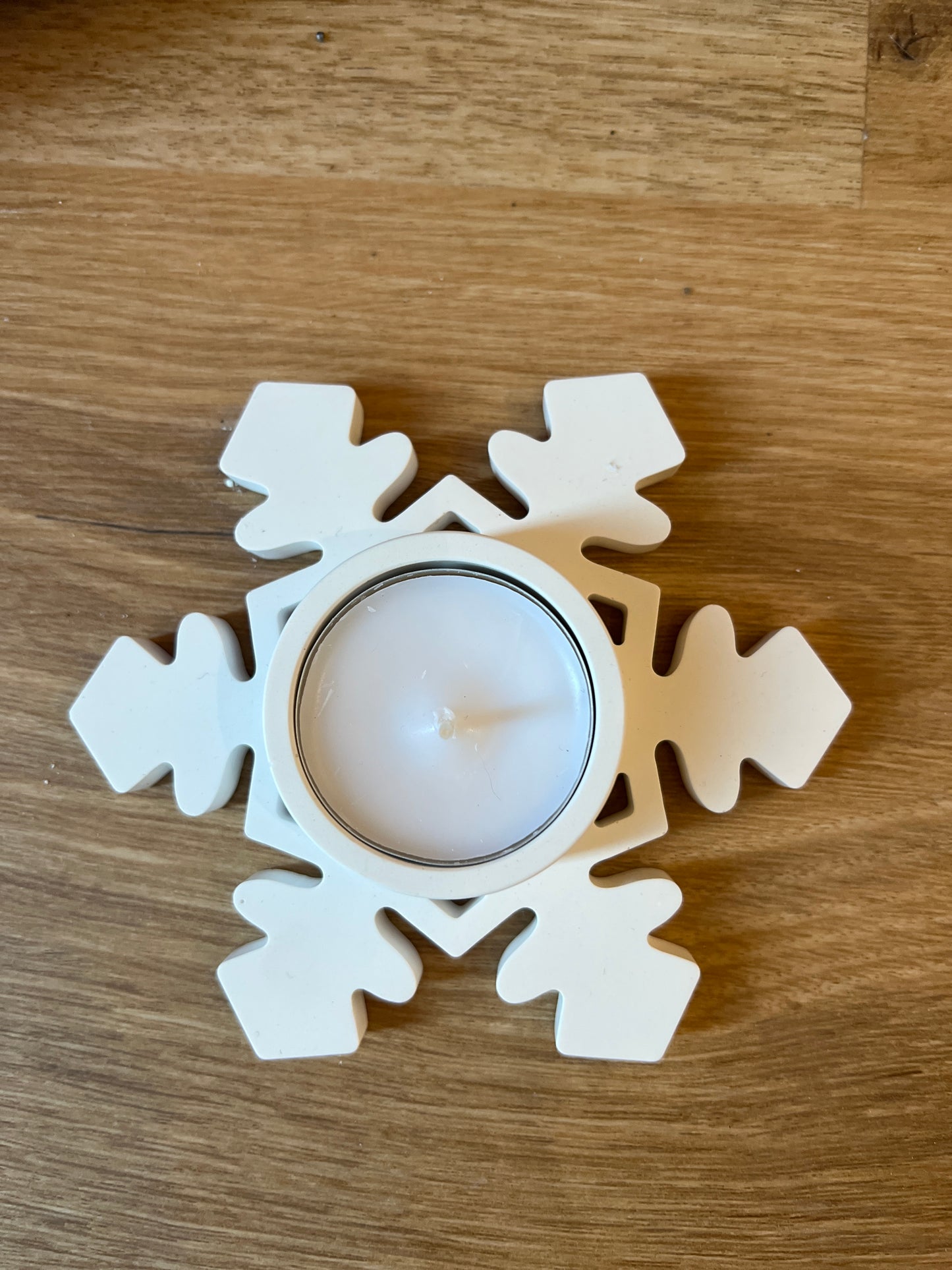 Teelichthalter "Schneeflocke"
