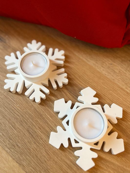 Teelichthalter "Schneeflocke"