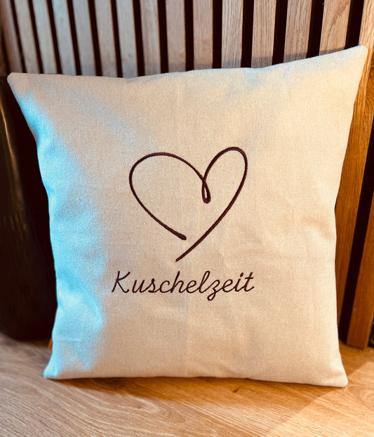 Kissen "Kuschelzeit" versch. Varianten