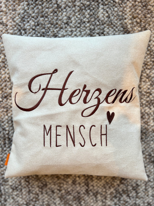 Kissen " Herzensmensch" versch. Varianten