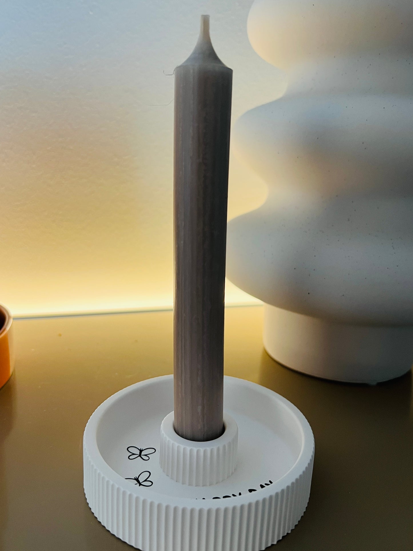 Kerzenteller klein "oh happy day"