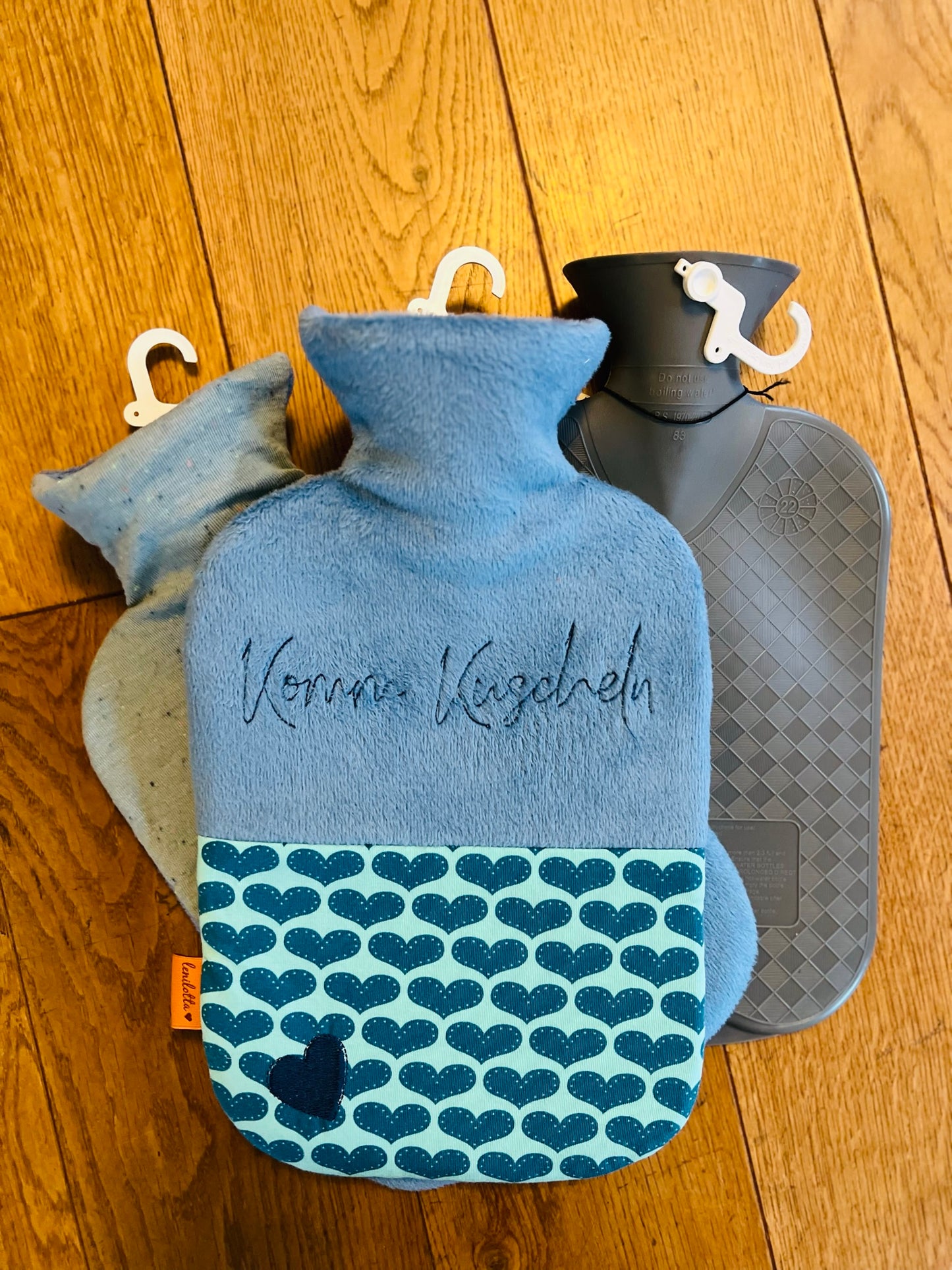 Wärmeflasche "komm Kuscheln - Herz"