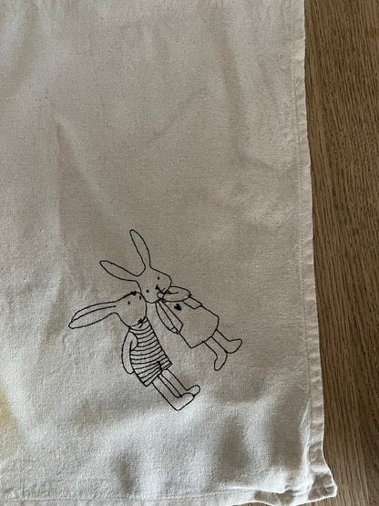 Küchentuch Leinen-Baumwoll "Hase"