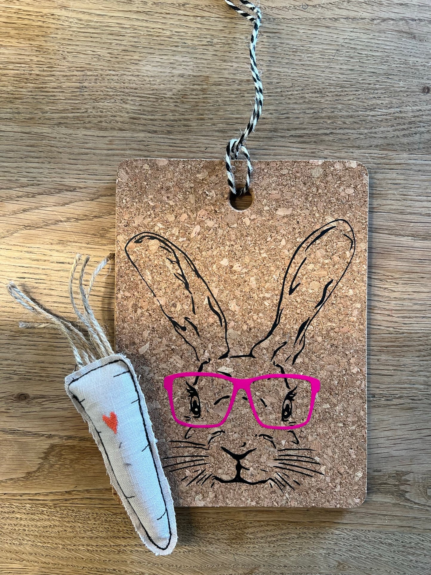 Korkuntersetzer " Osterhase"