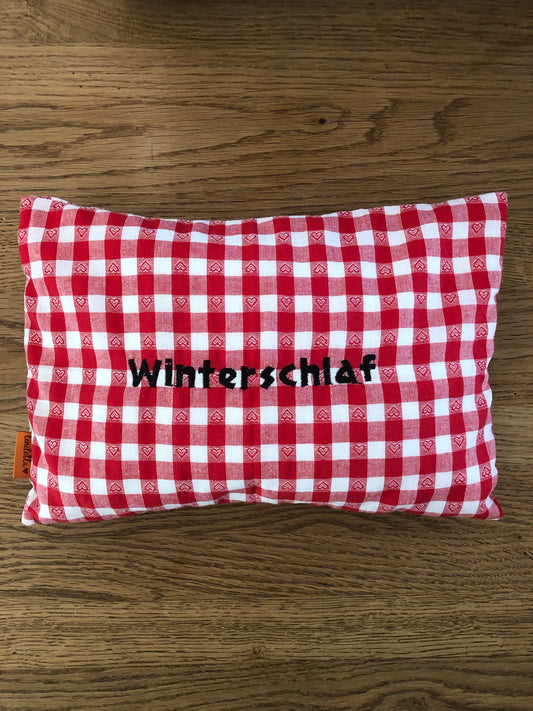 Zirbenkissen "Winterschlaf"
