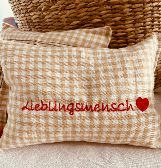 Zirbenkissen "Lieblingsmensch"