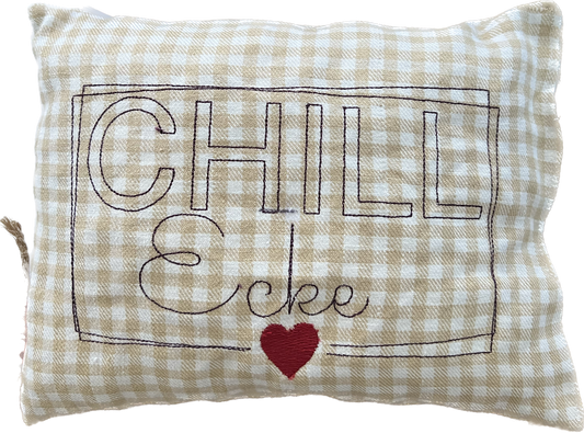 Zirbenkissen "Chill Ecke"